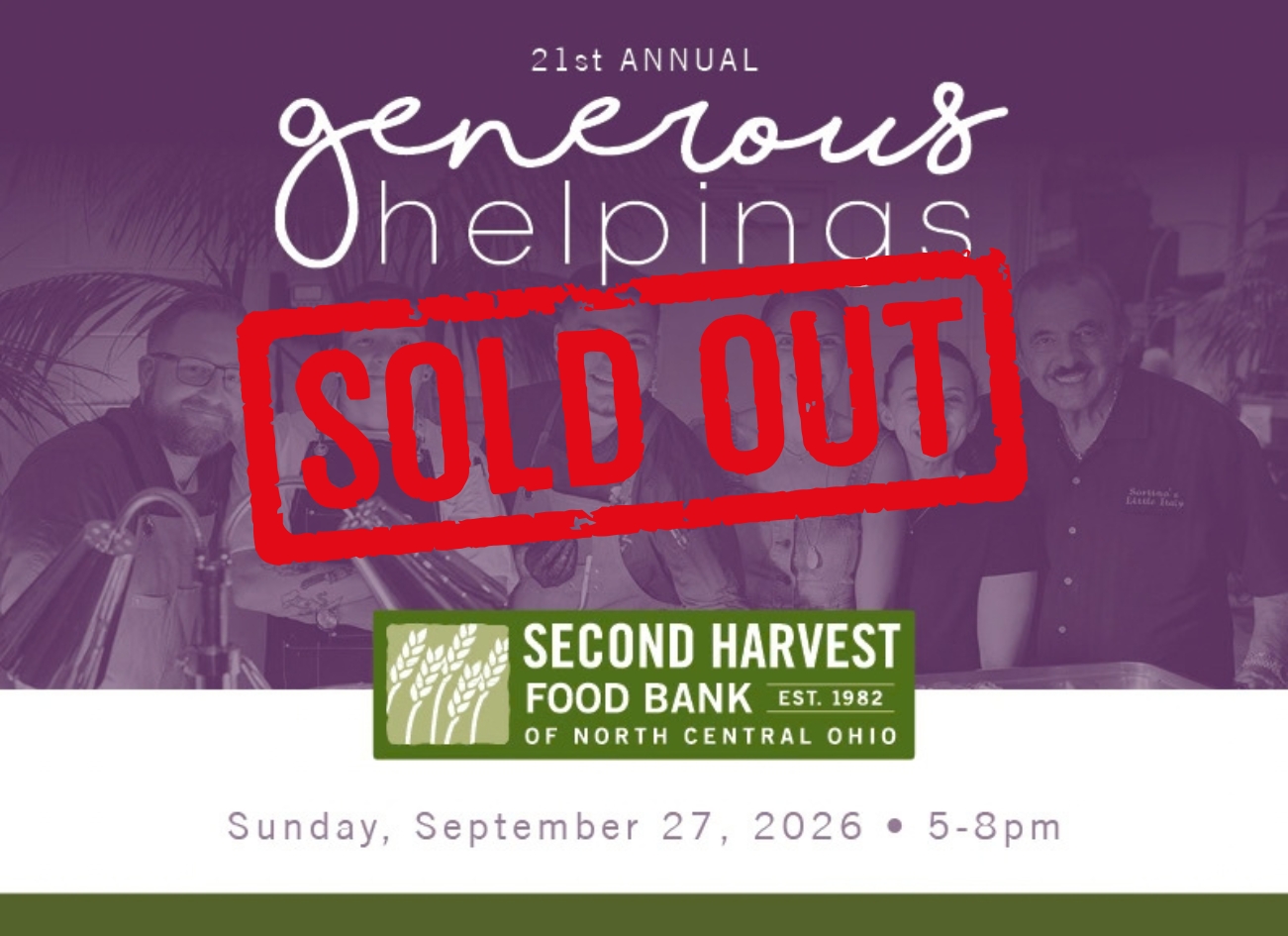 Generous Helpings - Join Us!